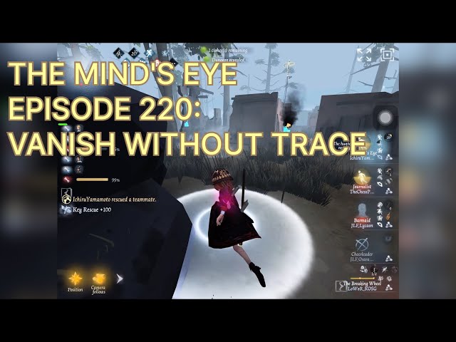 VANISH WITHOUT TRACE | THE MIND'S EYE | IDENTITY V | EPISODE 220