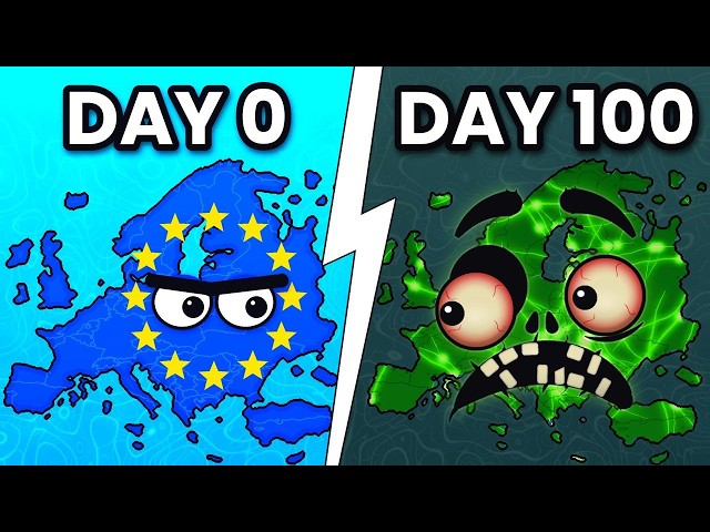 Zombie Halloween in Europe: Only 1 Country Survives (Map Animation)