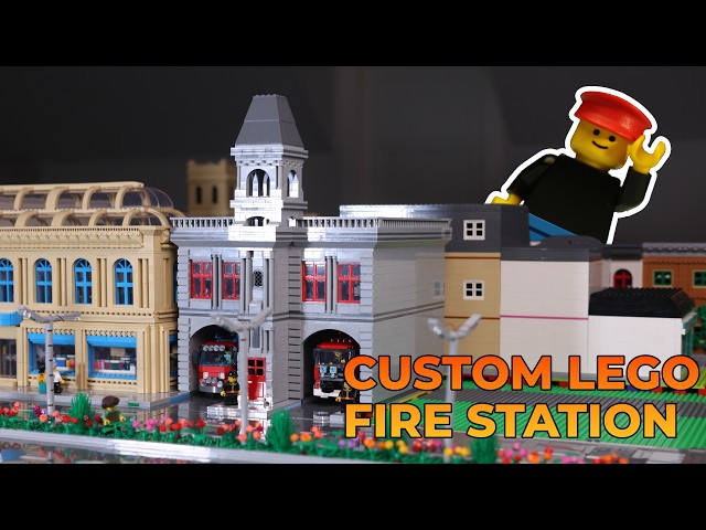 I Built a Custom Fire Station For My Lego City | Journey To Brickenham