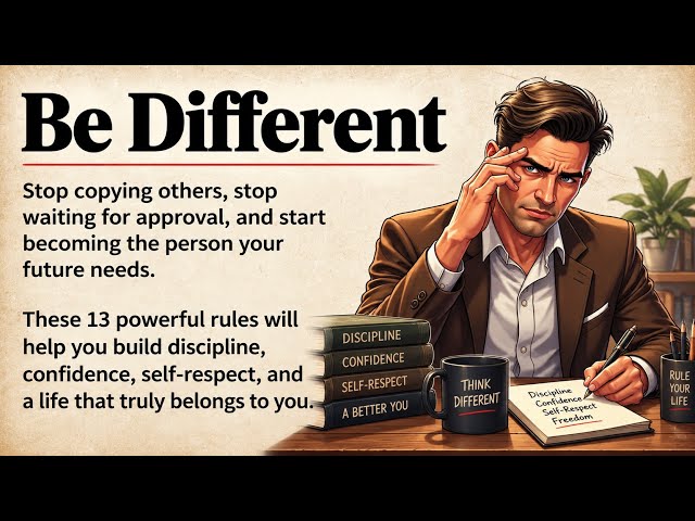 Be Different: Rules To Build Your Own Life | Graded Reader | Learn English With Motivation 🔥