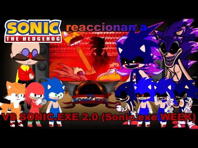 Team Sonic + Guest react to || FNF vs Sonic.exe 2.0 (Full WEEK) || PART 1