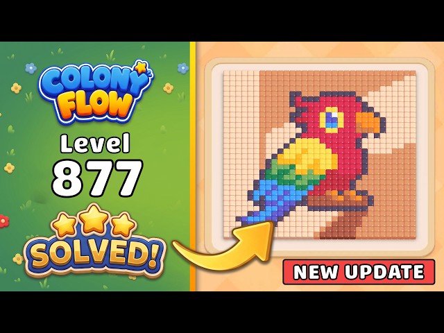 Colony Flow! Level 877 Walkthrough 🐜 | ABI GAMES Solution & Gameplay 🧩 (New Update)