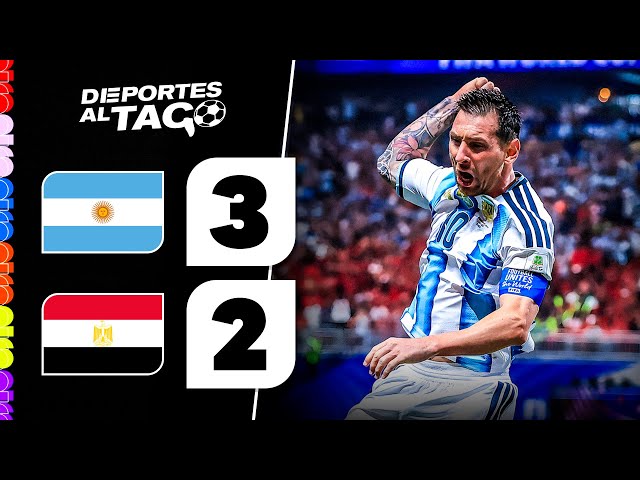 ✅ ARGENTINA logró una CLASIFICACIÓN ÉPICA frente a EGIPTO tras GANAR 3-2 y jugará CUARTOS DE FINAL