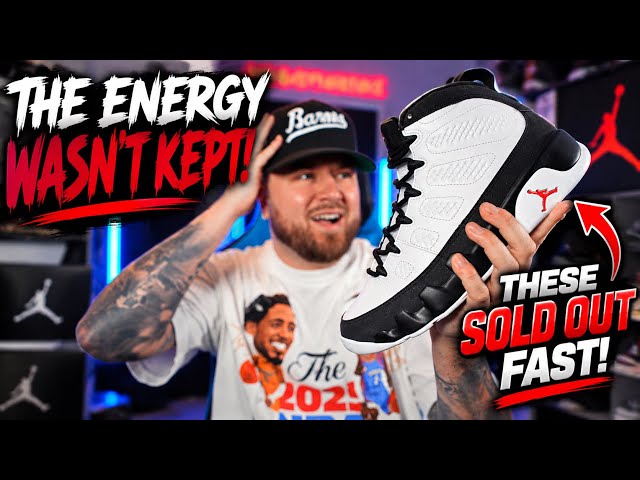 THE ENERGY CHANGED QUICK! THE JORDAN 9 “SPACE JAM” SOLD BETTER THAN ANYONE THOUGHT! THEY ARE GONE!