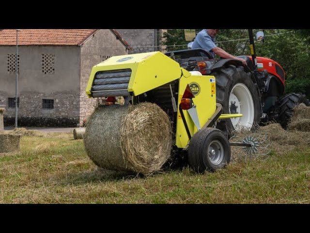 MountainPress 550 TPL – The Mini Round-Baler Trailed Laterally