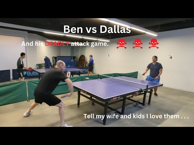 Edge of Glory: Battling Dallas and My Bad Habits in This Ping Pong Showdown in 4K!