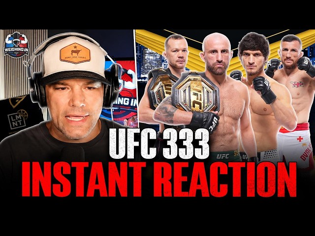🚨 UFC 333 INSTANT REACTION! JOSH THOMSON BREAKS IT ALL DOWN! 🔥