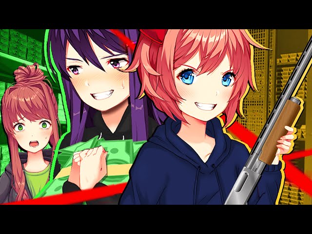 Dokis Rob a Bank💸(DDLC Voiced Animation)