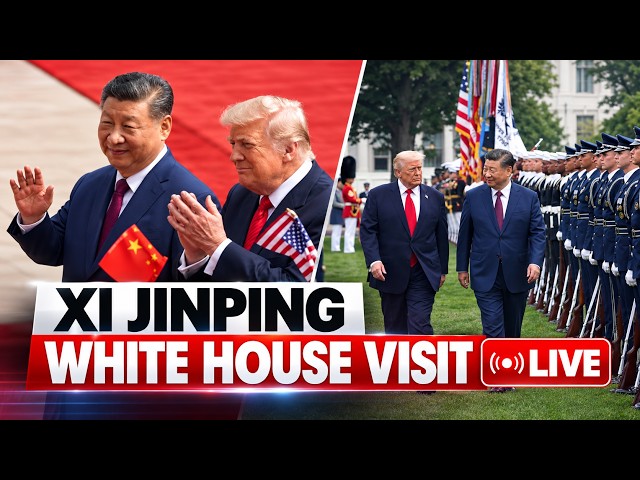 Trump Welcomes Xi Jinping LIVE: Grand White House Arrival Ceremony | US-China State Visit