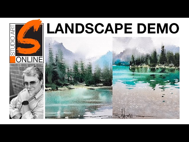 Studio Art Online - Banff (Watercolor Landscape Demo)