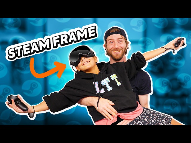 Our first 30 mins with the steam frame