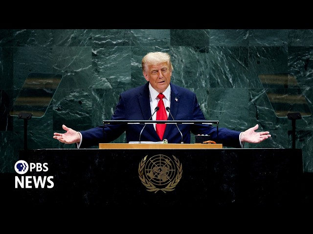 WATCH LIVE: Trump addresses 2026 United Nations General Assembly