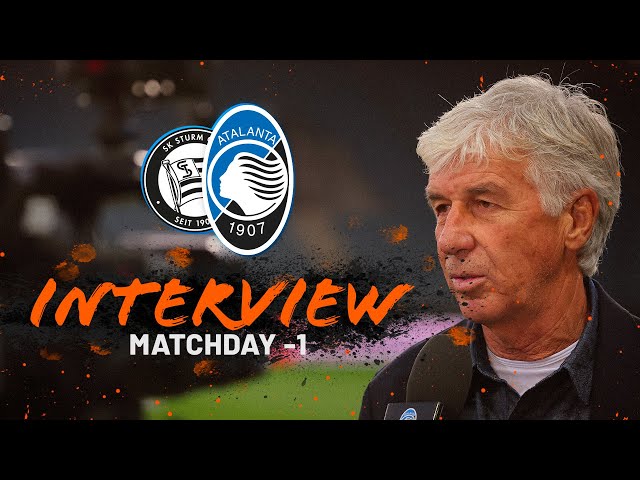 UEL MD3 | Sturm Graz-Atalanta | Gian Piero Gasperini: "Sturm play attacking football" - ENG SUB