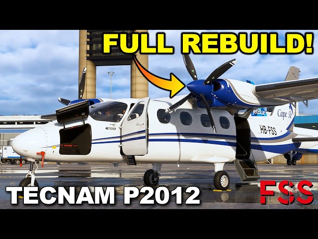 FlightSim Studio Tecnam P2012 Traveller V2 is Released!