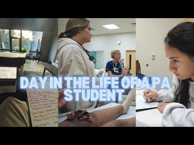 The Truth About PA School Life | DITL, Study Days, Sim Labs, and Clinical Prep