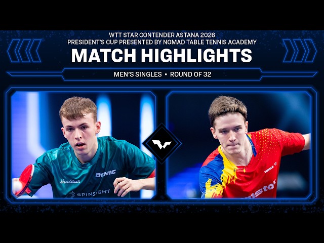 Flavien Coton vs Iulian Chirita | MS R32 | #WTTAstana 2026