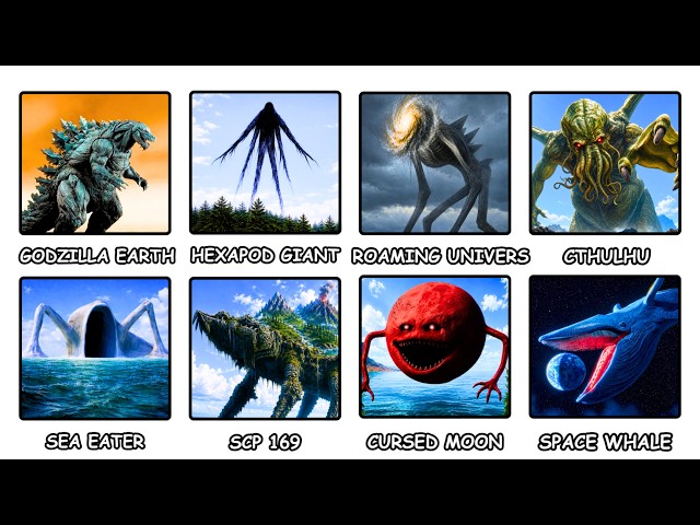 Largest Colossal Monsters Explained in 9 Minutes
