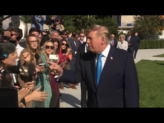 ‘You’re fake news’: Trump blasts CNN reporter and dismisses 'fake' poll numbers