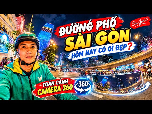 What's Beautiful on the Streets of Saigon Today? 360-Degree Panoramic View