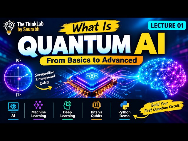 🚀 Lecture 1: What Is Quantum AI?  || Quantum AI: From Basics to Advanced