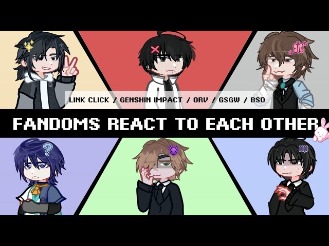 FANDOMS REACT TO EACH OTHER || INTRODUCTION || FULL || PART: 0/5 || 2X