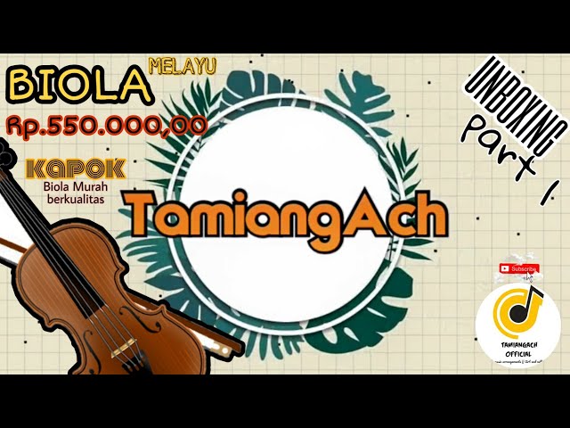 Unboxing biola murah tapi tidak murahan!!! || Malay of violin || TamiangAch Official  Music || part1