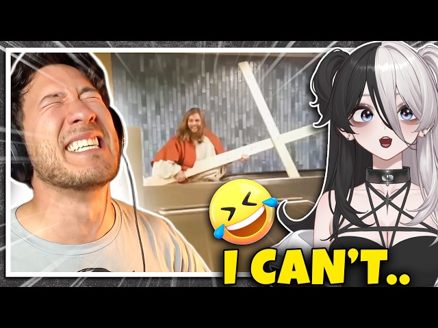 This is IMPOSSIBLE! Vtuber Reacts to Markiplier Try Not to Laugh Challenge for the First Time!