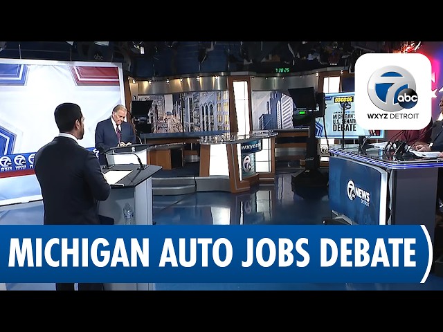 U.S. Senate Debate: Rogers, El-Sayed on Michigan’s auto industry