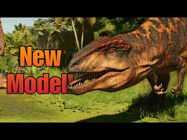Carcharodontosaurus Has a New Look! - Jurassic World Evolution 3