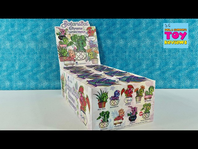 Botanical Chrome Unicorno Tokidoki Blind Box Collector Figure Unboxing