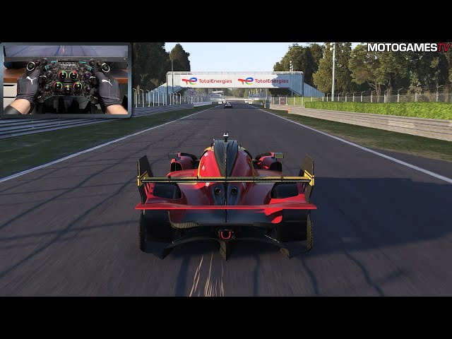Le Mans Ultimate - Ferrari 499P at Monza | Moza DD R9 Gameplay