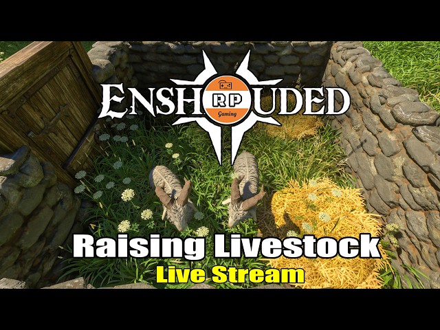 Enshrouded 1.0 Raising Livestock Early Game Live Stream