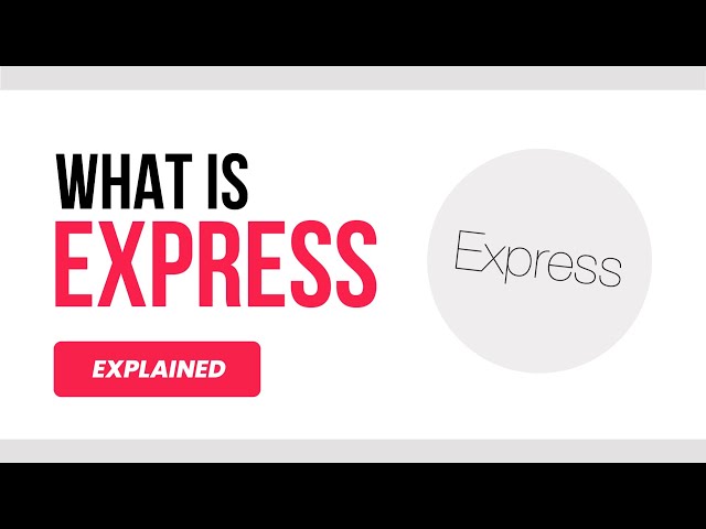 Everything You Need to Know About Express.js | JavaScript Framework Explained in 3 Minutes