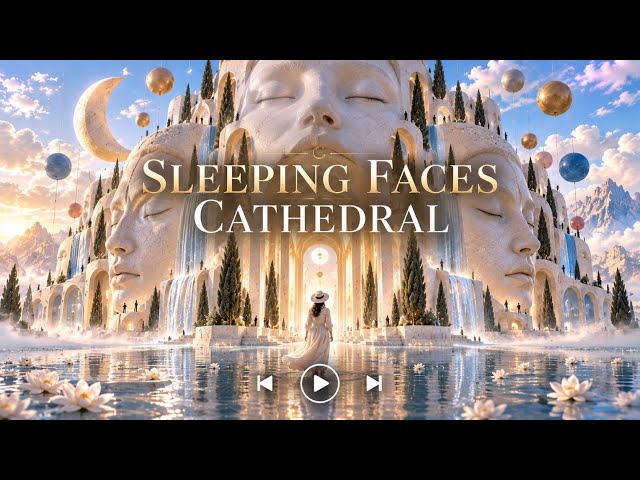 The Cathedral Built from Sleeping Faces 🌙 | Surreal Ambience Music for Sleep, Relaxation & Focus