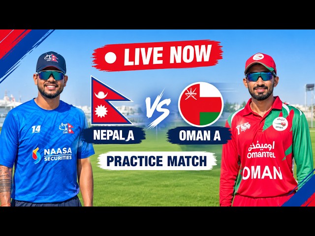 🔴 LIVE: Nepal vs Oman A | Revised Target 240 Runs (DLS) | 2nd Innings