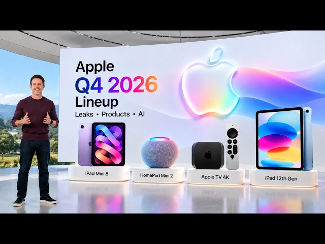 Apple’s Biggest End-of-Year Surprise? iPad Mini 8, HomePod Mini 2 & Apple TV 4K