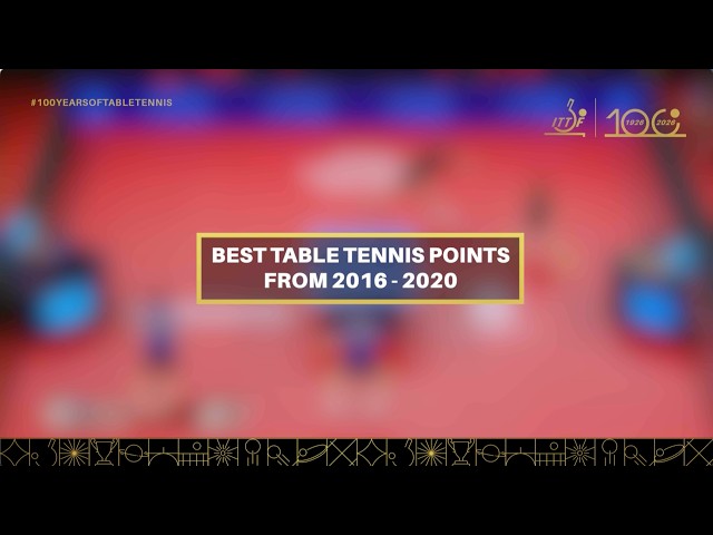 Best Table Tennis Points from 2016 to 2020