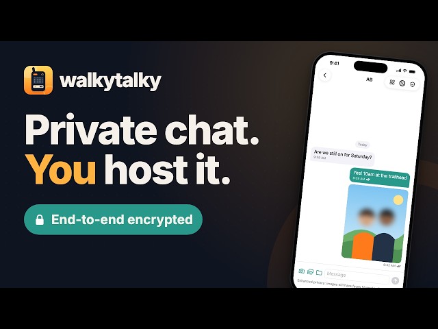 walkytalky: A Self-Hosted, End-to-End Encrypted Chat App for iOS (Open Source)