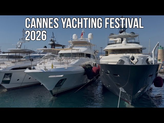 INSIDE CANNES YACHTING FESTIVAL 2026 | LUXURY YACHTS, BOATS EVERYWHERE ! 