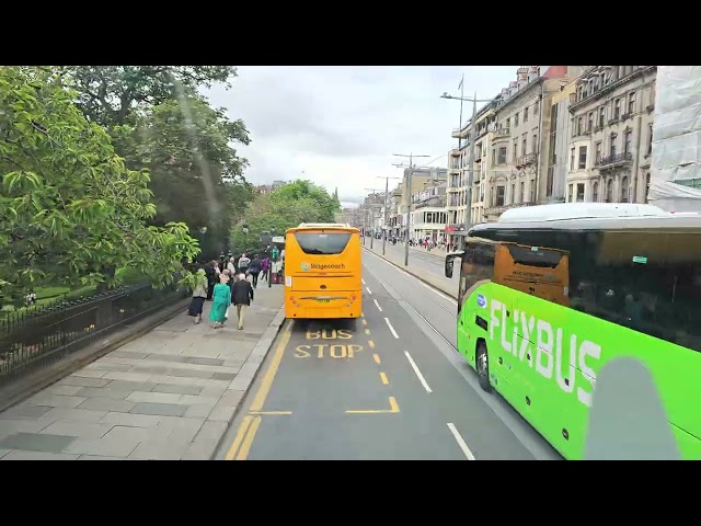 Hop on Hop off bus tour ride around in Edinburgh