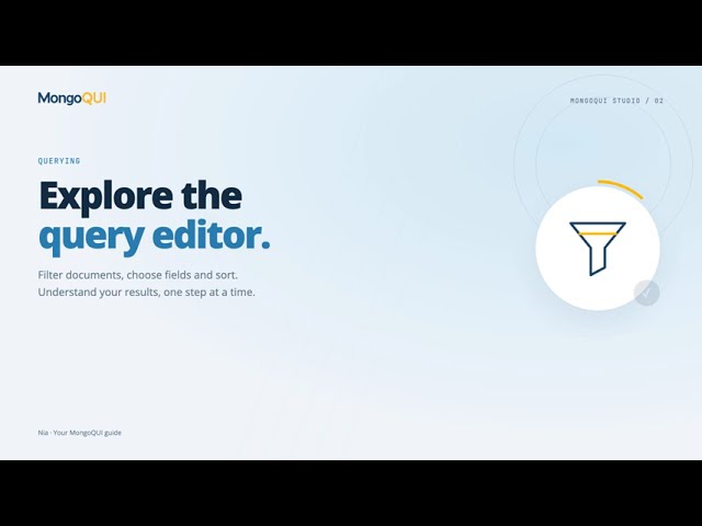 Filter and Sort MongoDB Documents | MongoQUI