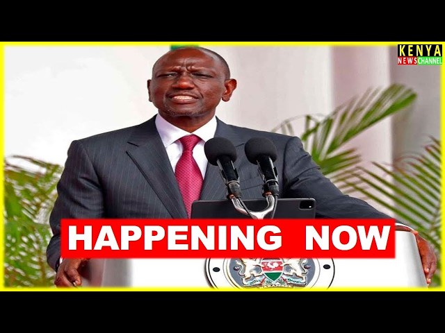 LIVE - Ruto to Address the Nation from Kilifi