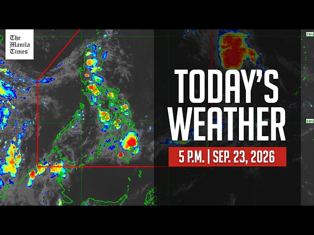 Today's Weather, 5 P.M. | Sept. 23, 2026
