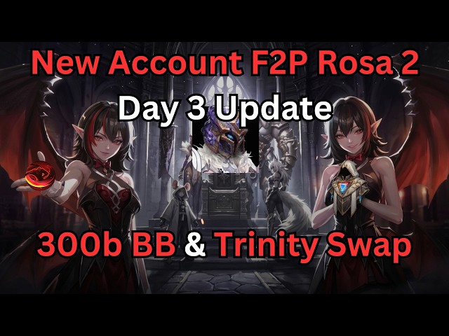 Tartarus F2P-Only Rosa 2 - Day 3 Update: 300b Trinity BB Setup & Spooned Drops