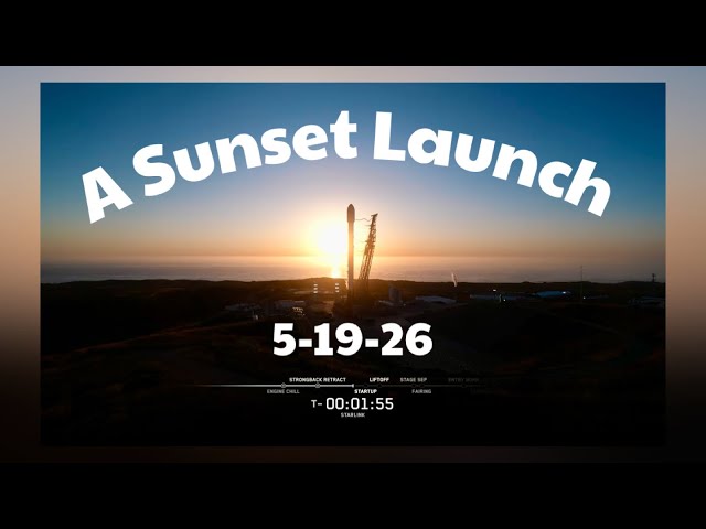 A Sunset Launch 5-19-26