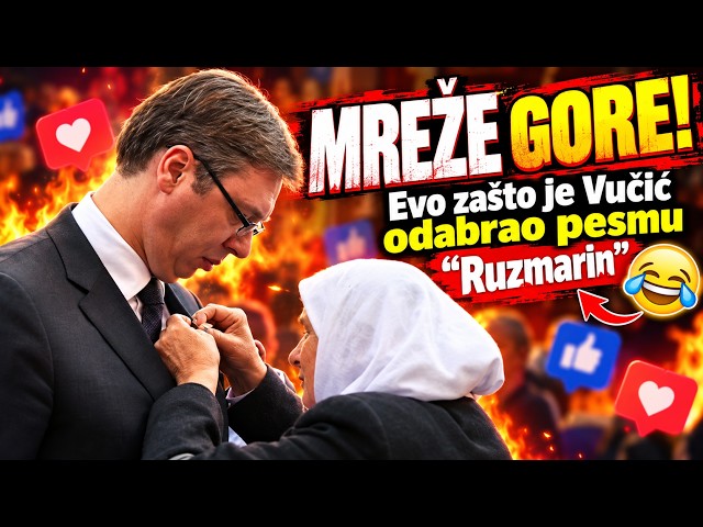Evo zašto je Vučić odabrao pesmu ,,Ruzmarin", za kampanju SNS!? 