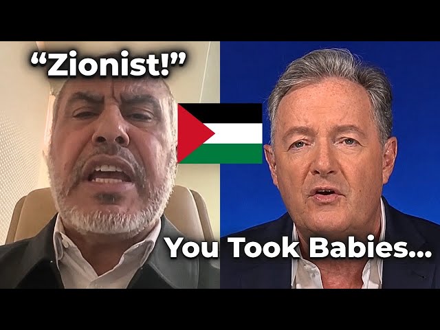 Hamas Leader MELTS DOWN After Piers Morgan Asks Him About 10/7