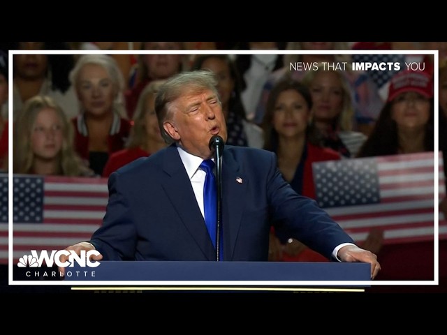Trump closes first Republican midterm convention as Democrats launch counter-programming
