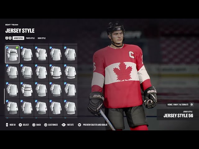 NHL 26 Custom Team: All-Time Team Canada 