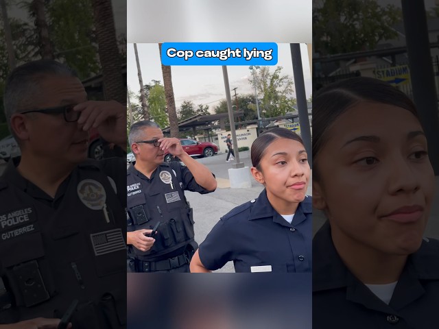 LYING COP: LAPD Officer Gives Wrong ID When Asked to Identify #copwatch #police #lapd